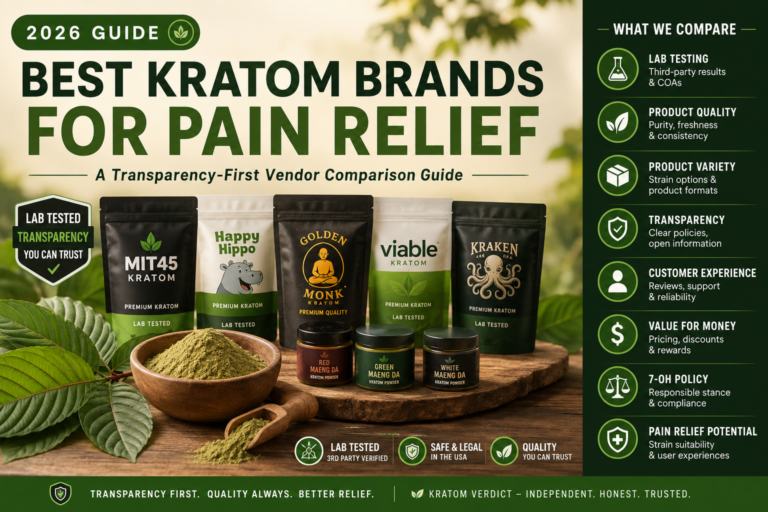Best Kratom Brands for Pain Relief