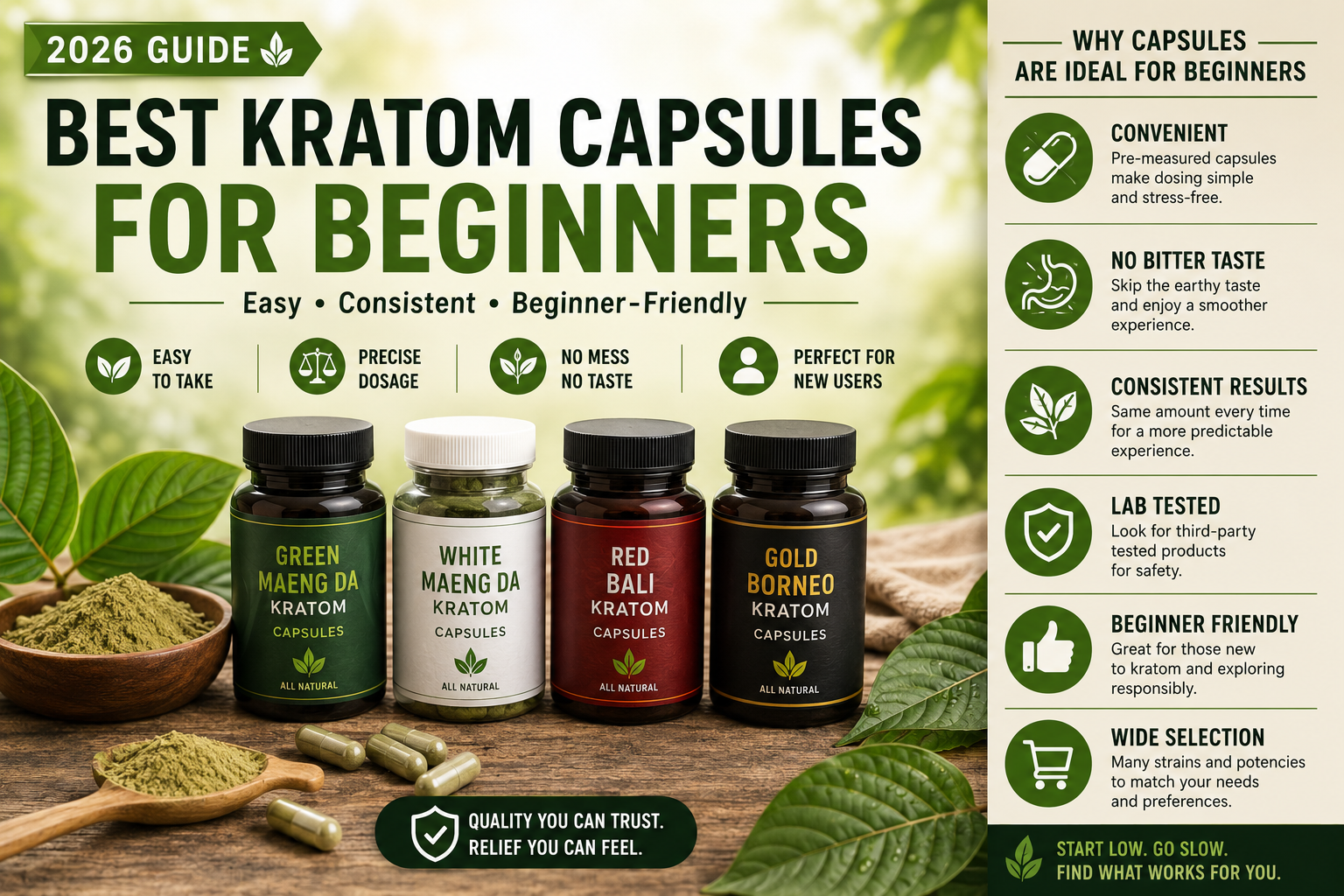 Best Kratom Capsules for Beginners