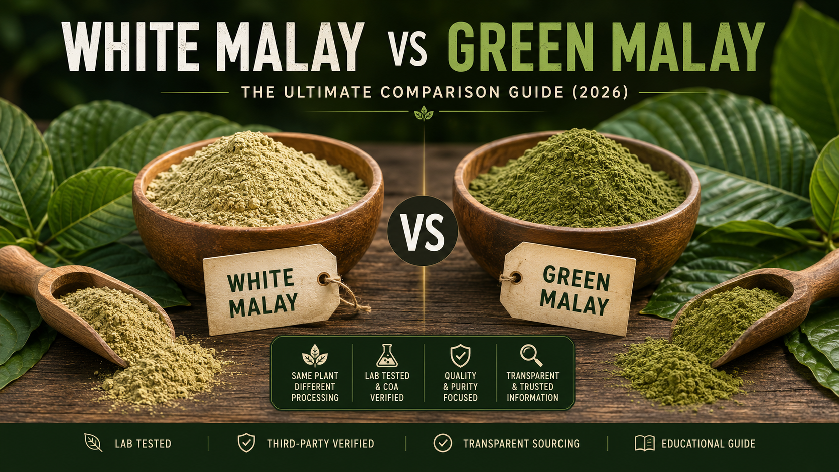 White Malay vs Green Malay