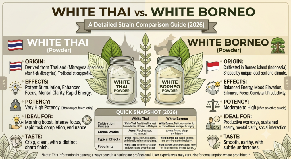 White Thai vs White Borneo
