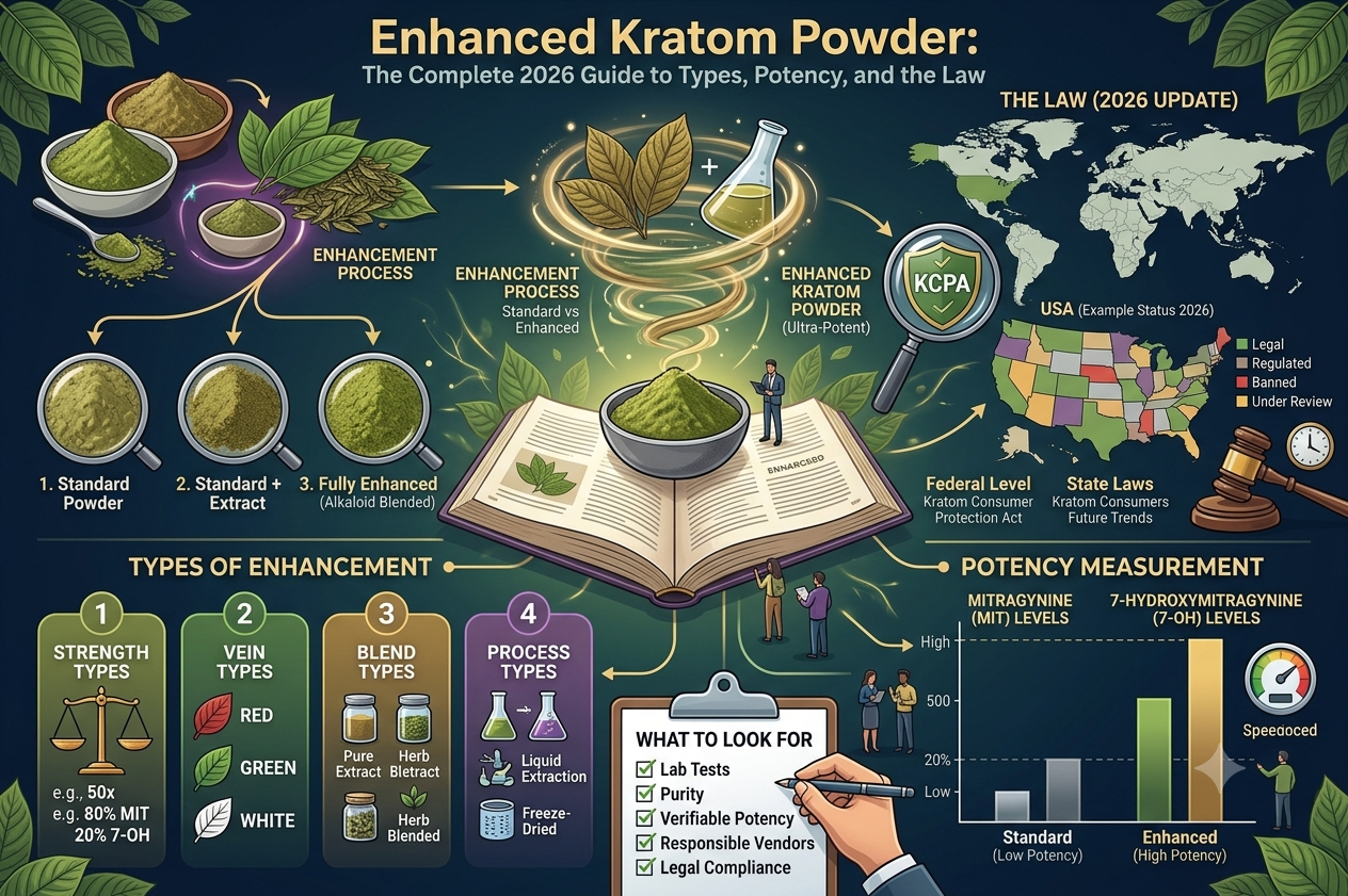 Enhanced Kratom Powder