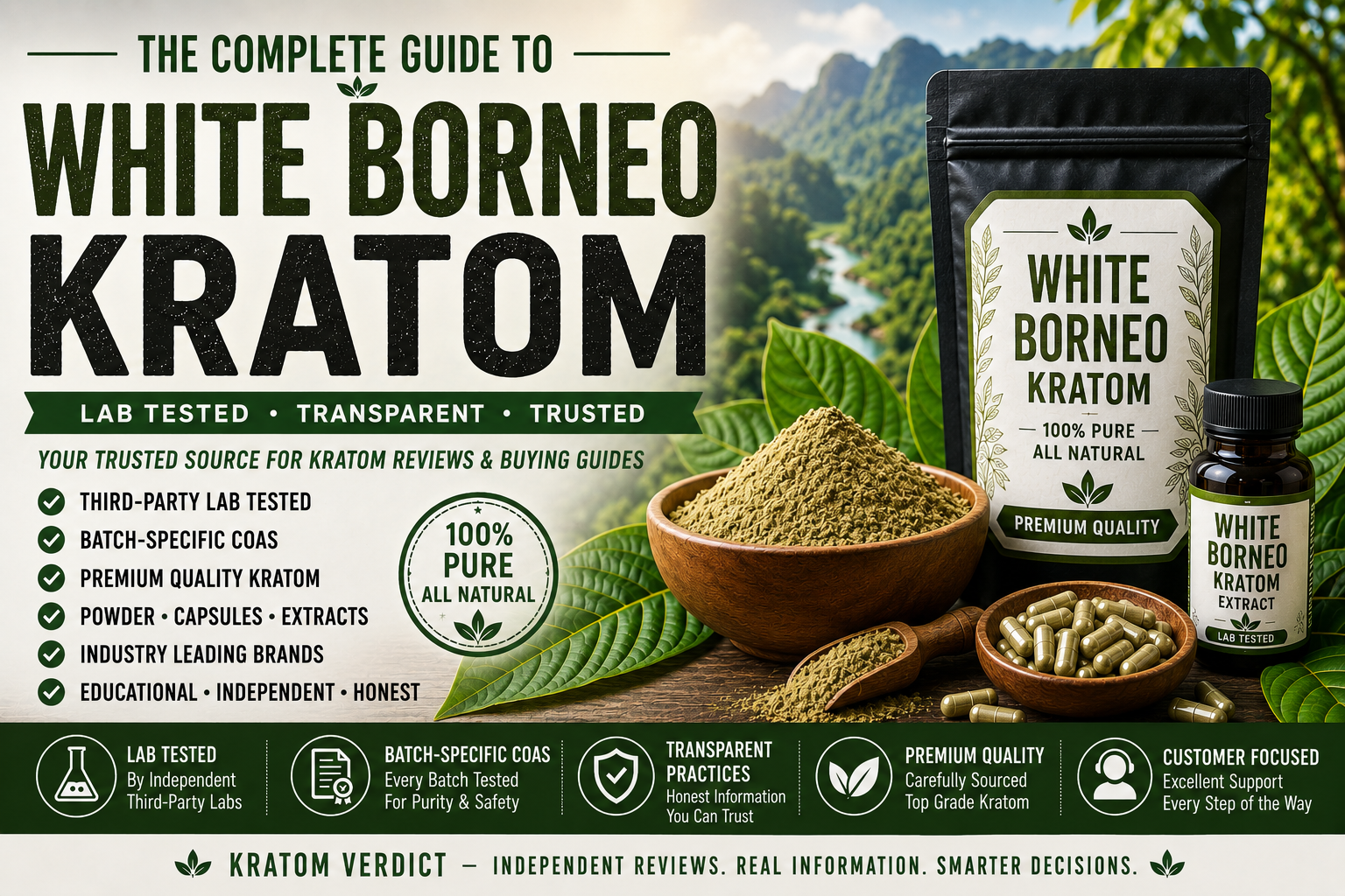 White Borneo Kratom