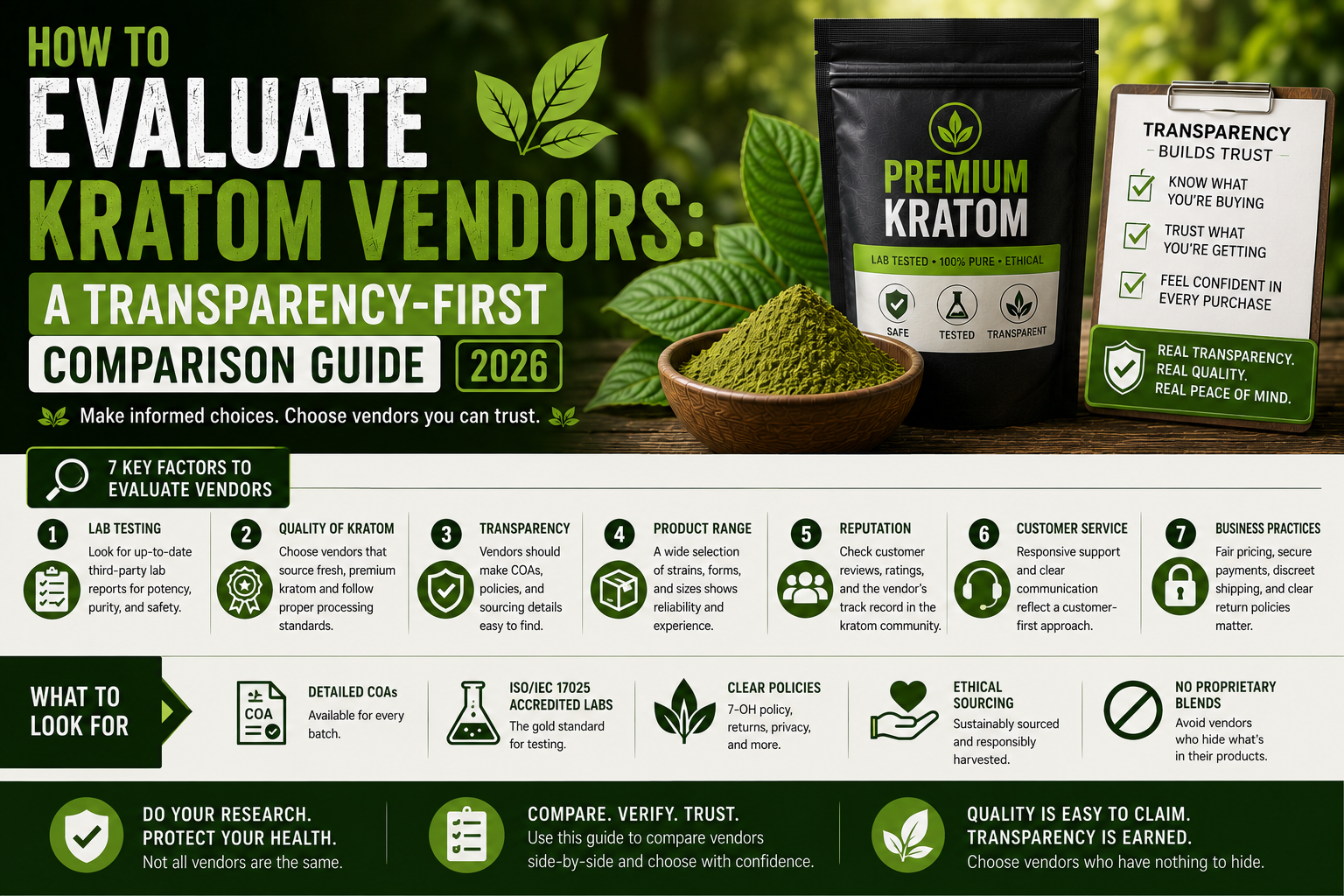 How to Evaluate Kratom Vendors