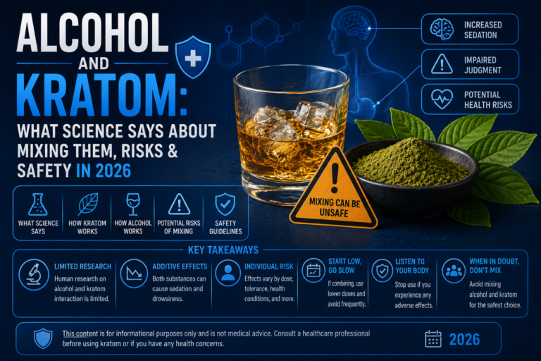 alcohol and kratom